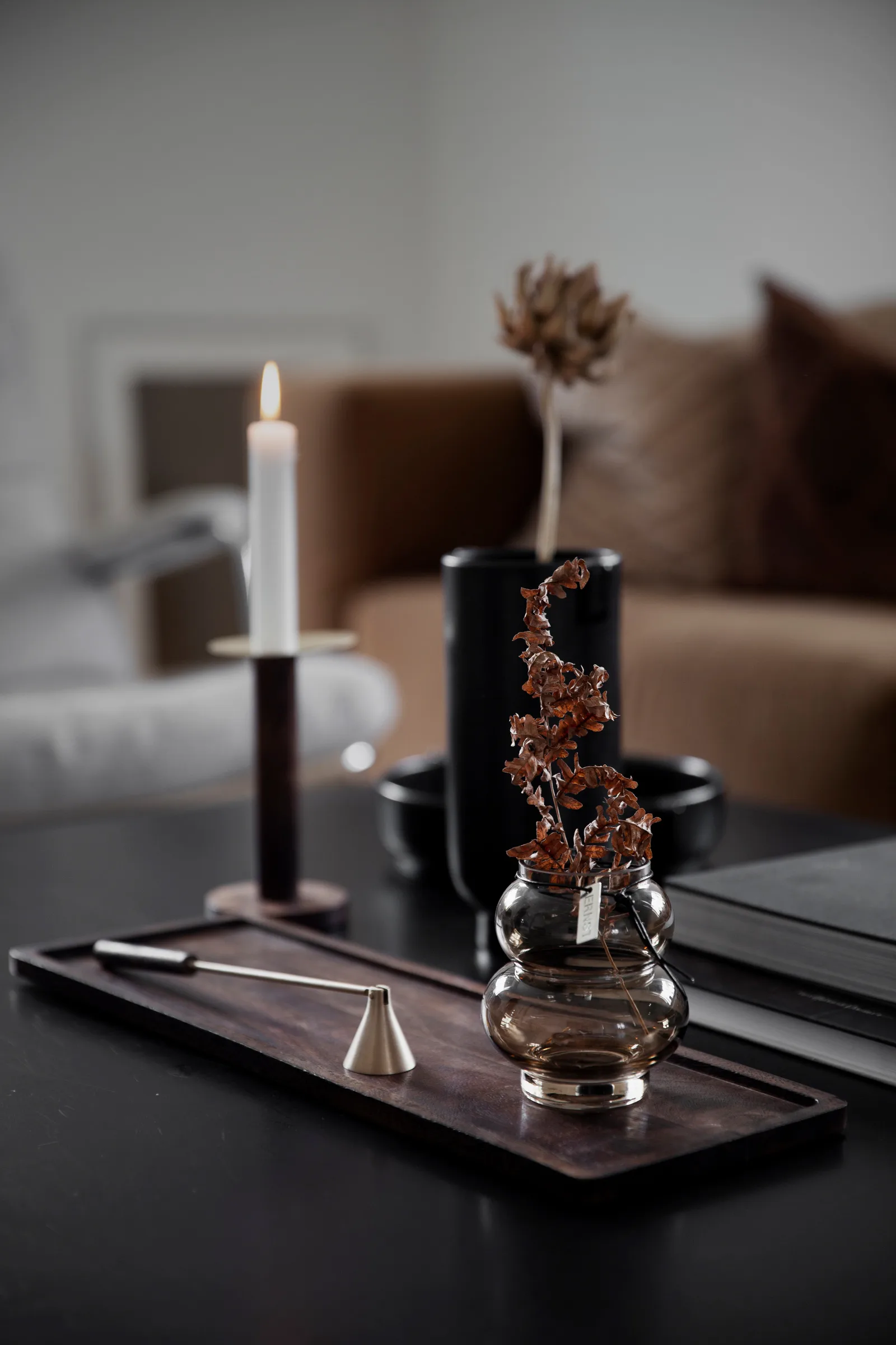 Ernst 木製 トレイ 15x30 cm, Dark brown ERNST | エルンスト