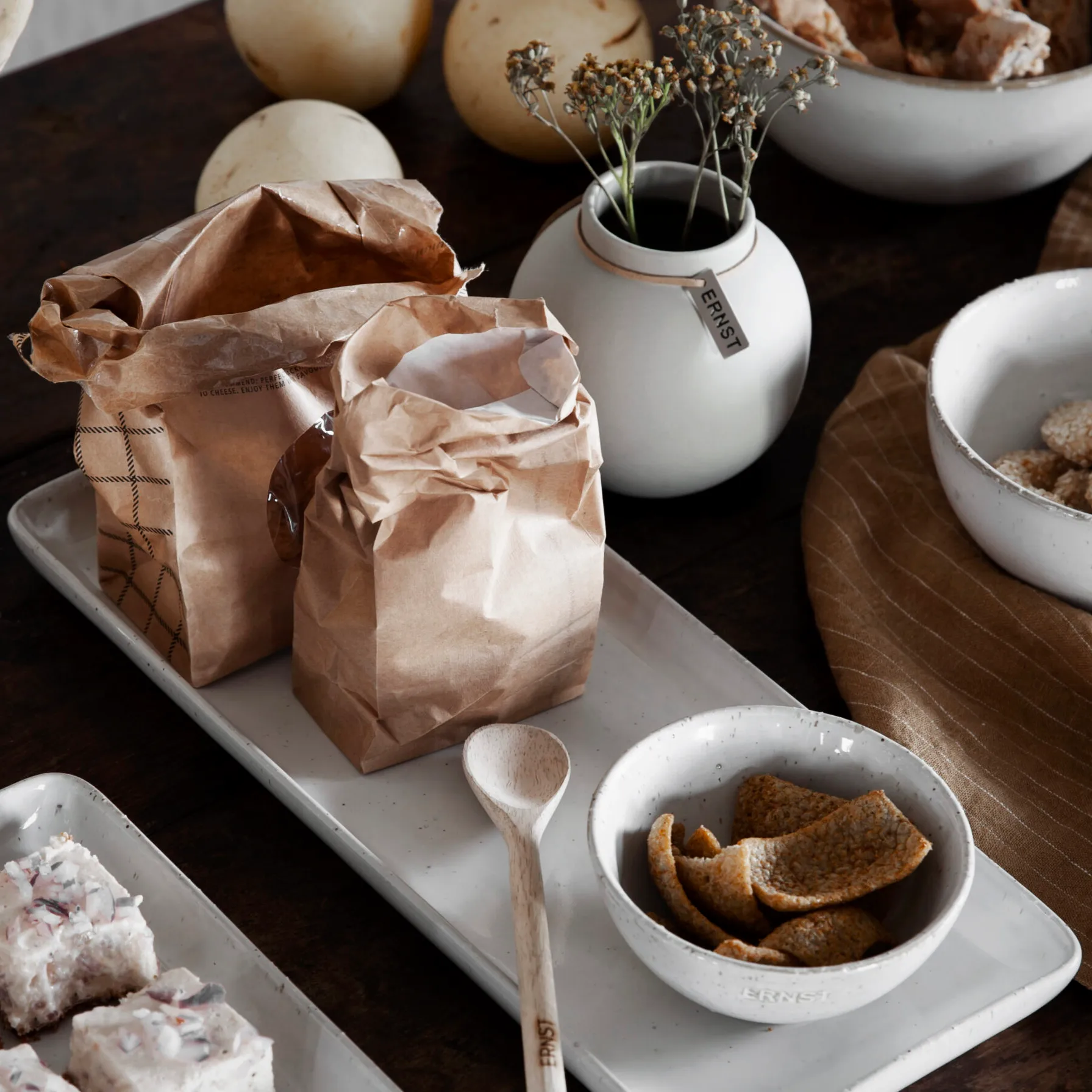 Ernst サービングプラッター 15x35 cm, nature ERNST | エルンスト