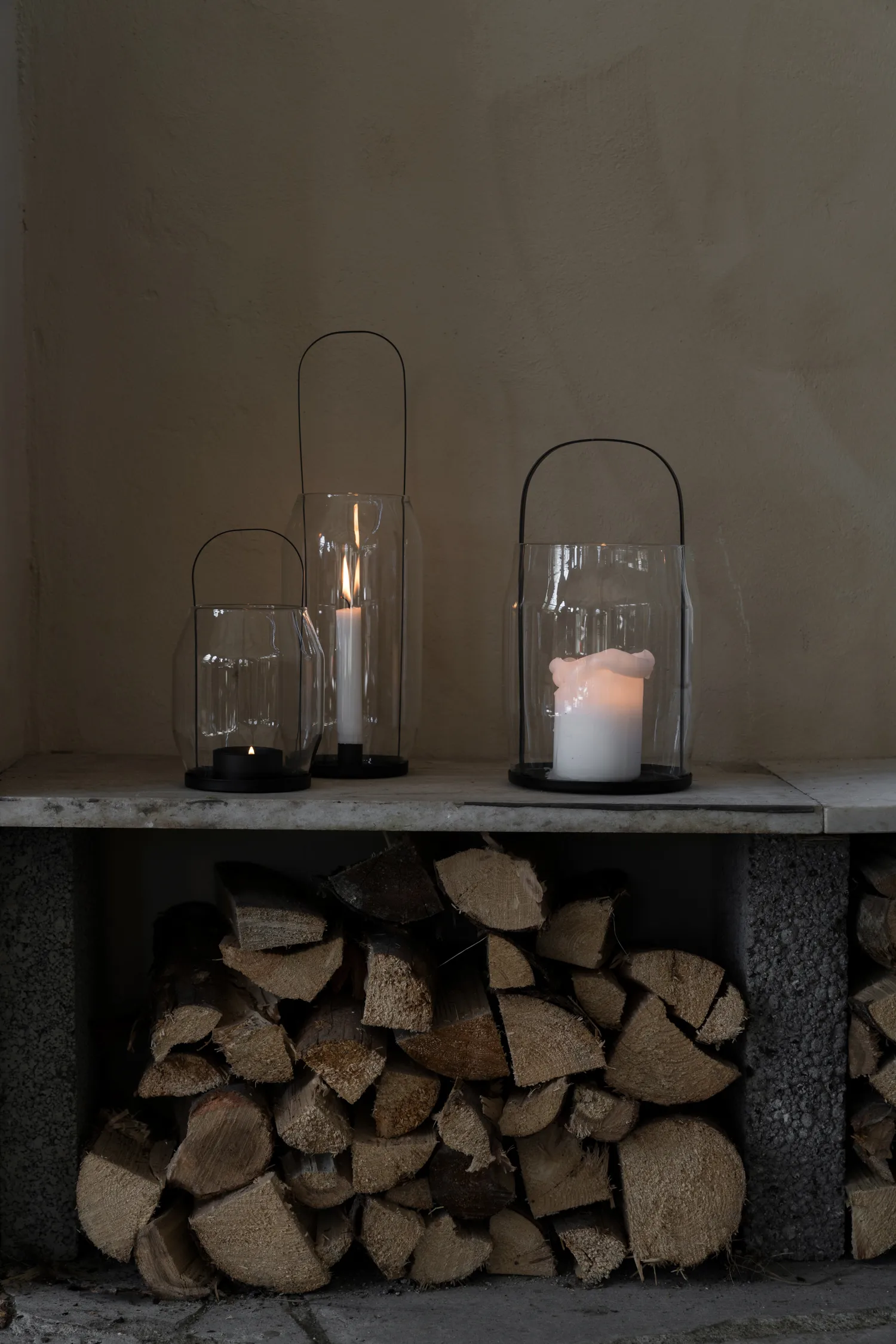 Ernst キャンドルランタン Ø16x30 cm, Black ERNST | エルンスト