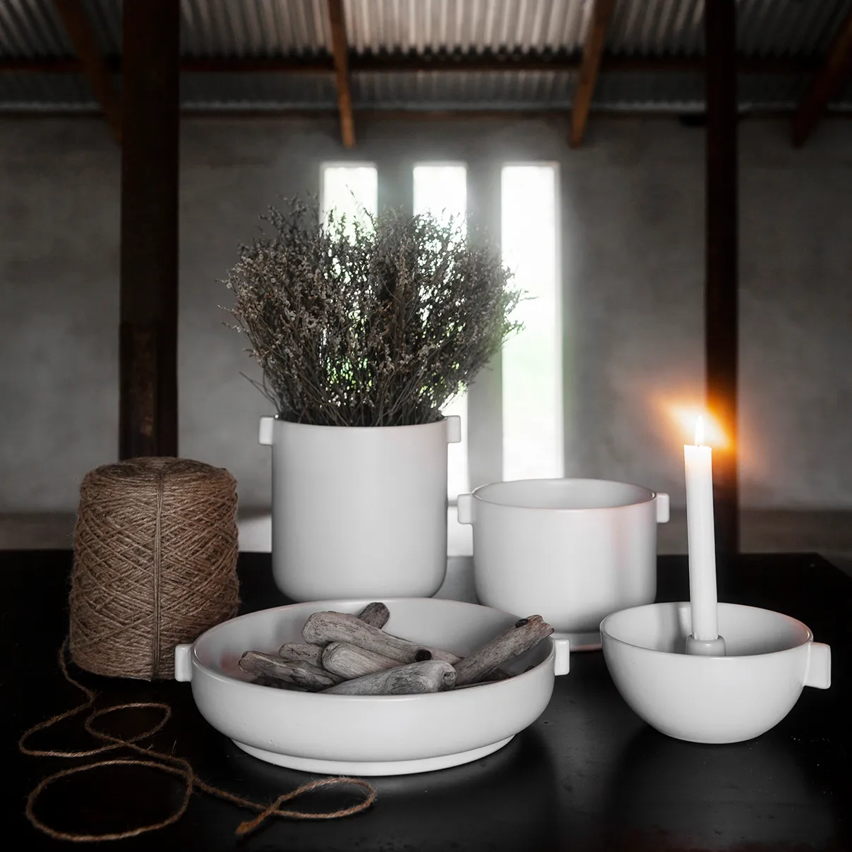 Ernst キャンドル ボウル Ø17 cm, white ERNST | エルンスト