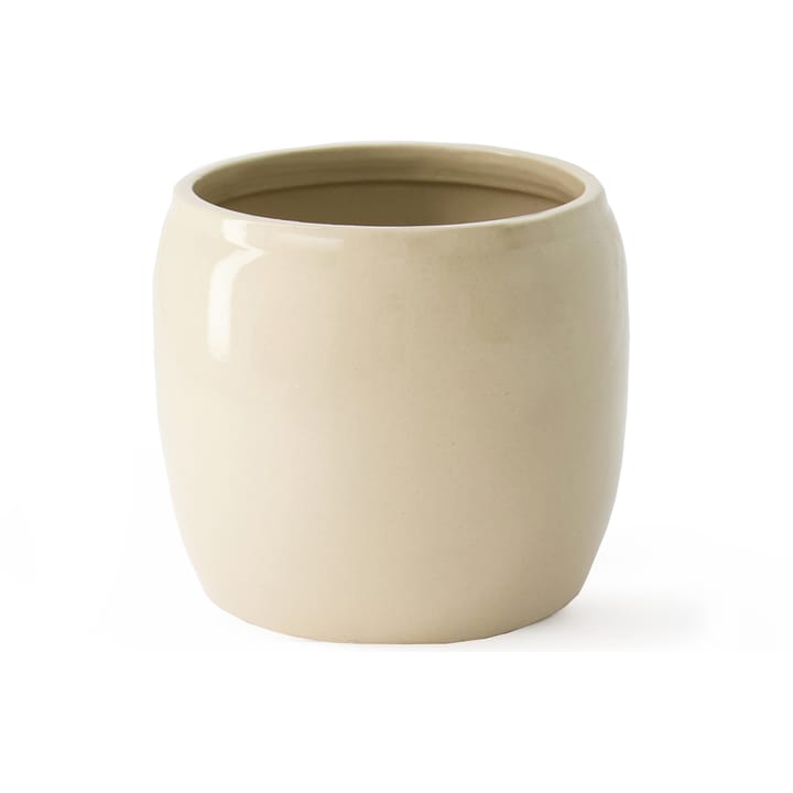 Ernst グレーズ 植木鉢 Ø17.5 cm - Beige - ERNST | エルンスト