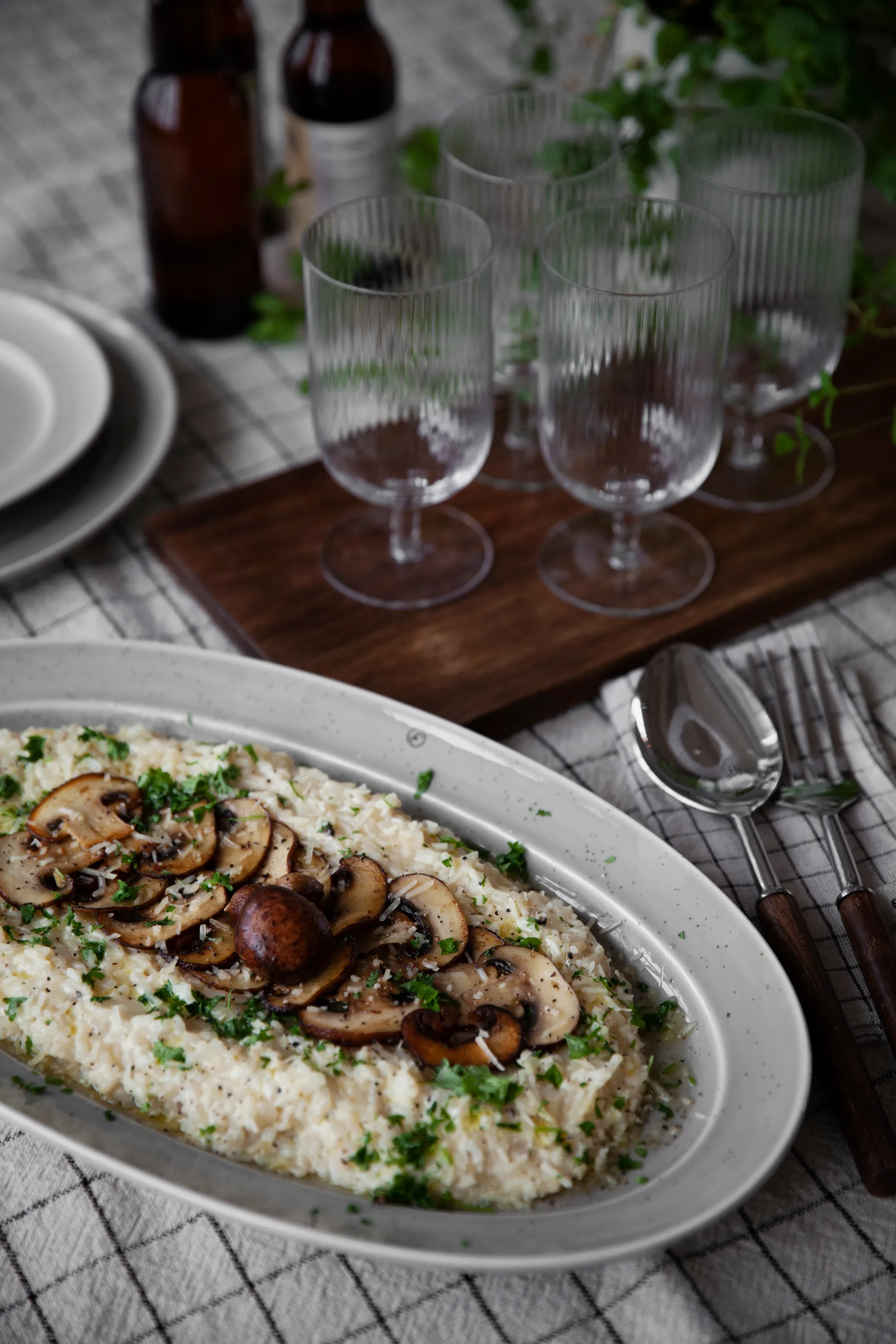 Ernst サービングプレート オーバル 18x30 cm, Vanilla ERNST | エルンスト