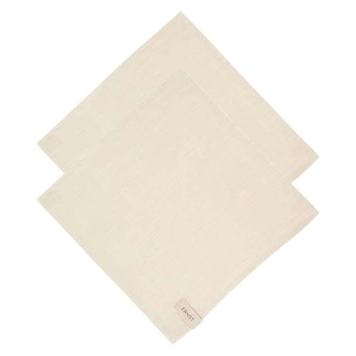 Ernst クロス ナプキン コットン 2パック - Beige - ERNST | エルンスト