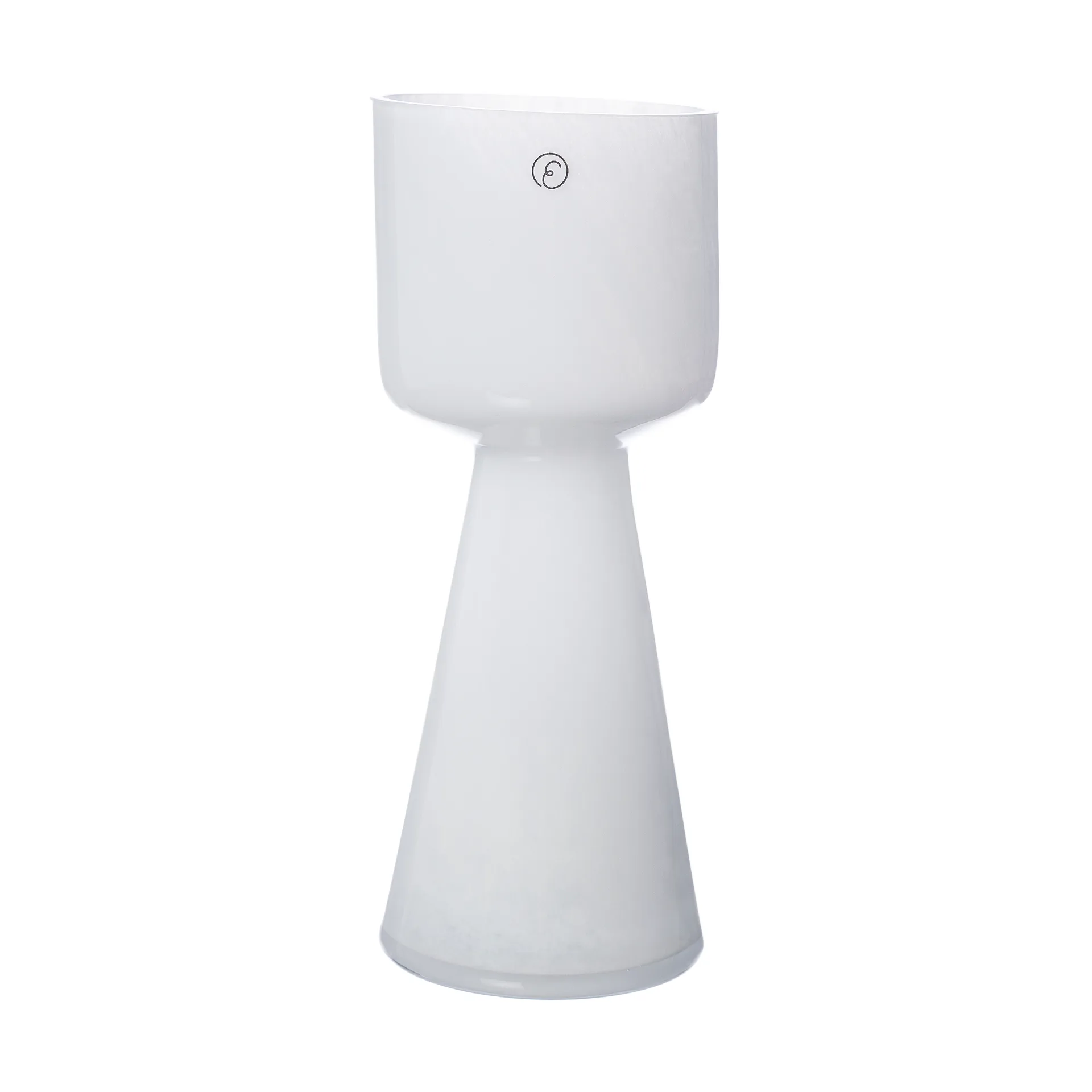 Ernst ガラス花瓶 20 cm, White ERNST | エルンスト