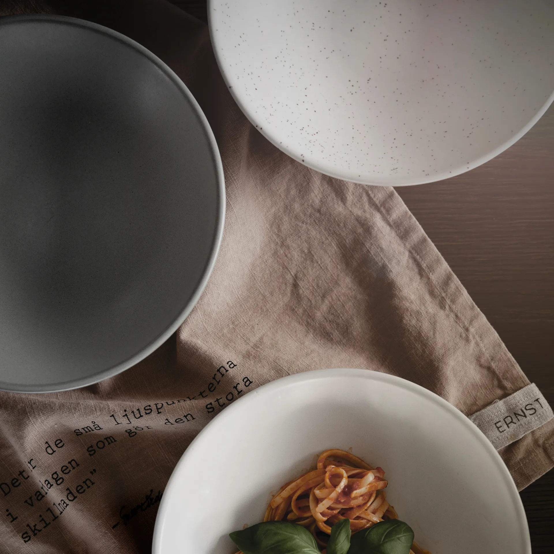 Ernst ディーププレート 22 cm, grey ERNST | エルンスト