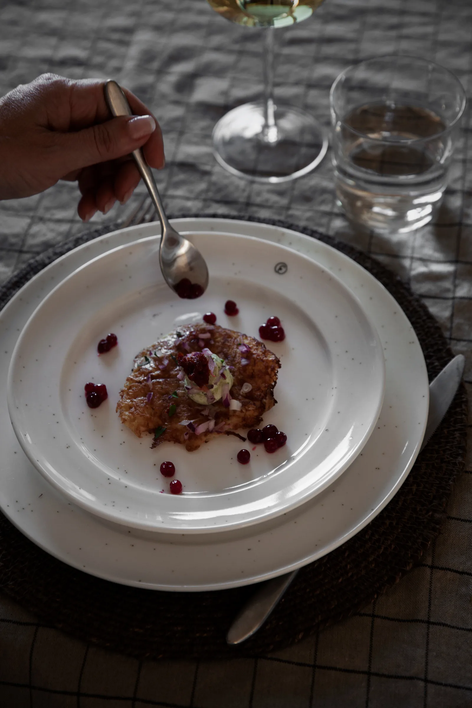 Ernst サイドプレート Ø22 cm, Vanilla ERNST | エルンスト