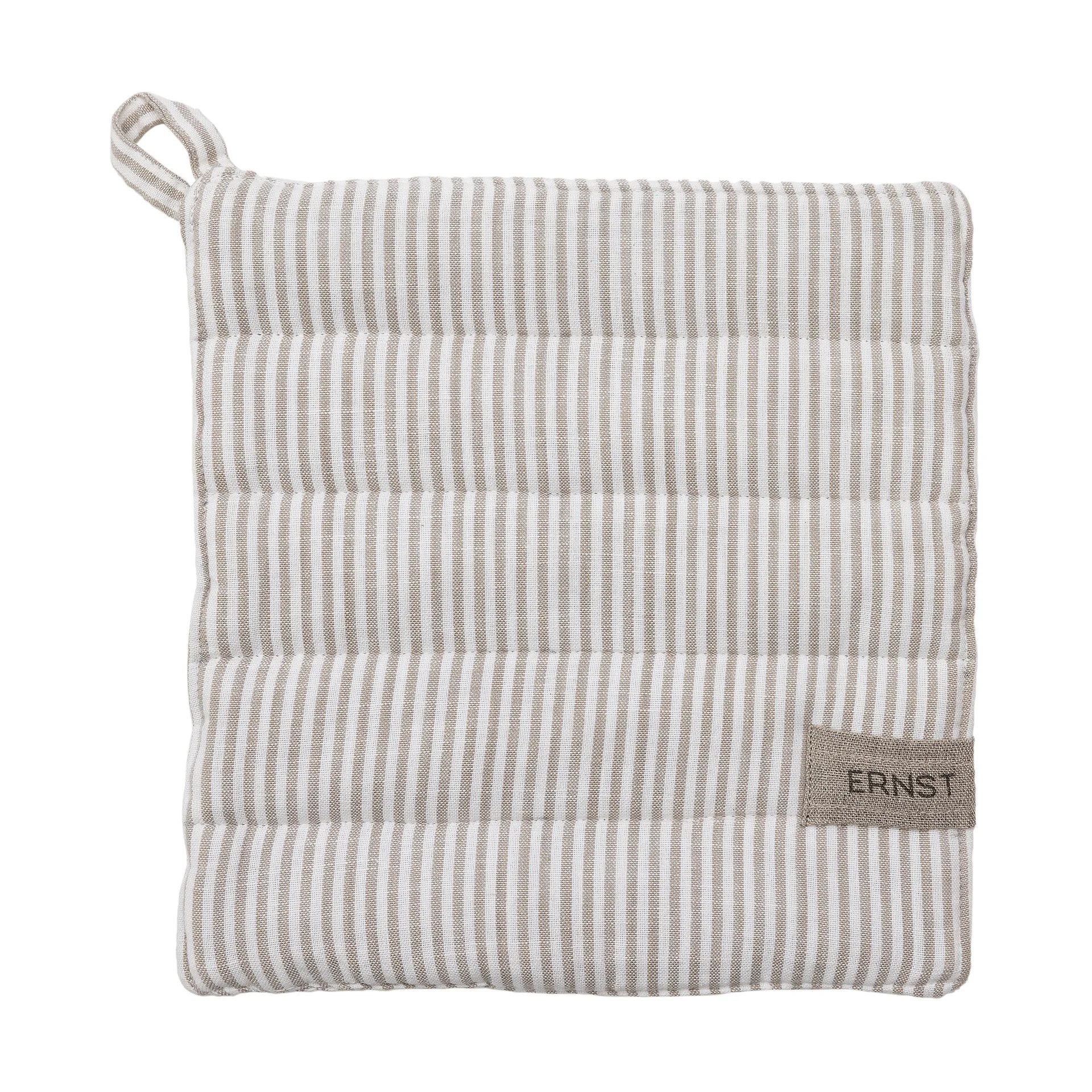 Ernst 鍋つかみ ストライプ 23x25 cm, Beige-white stripe ERNST | エルンスト
