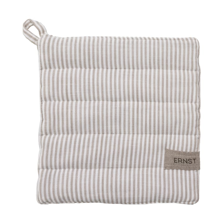 Ernst 鍋つかみ ストライプ 23x25 cm - Beige-white stripe - ERNST | エルンスト