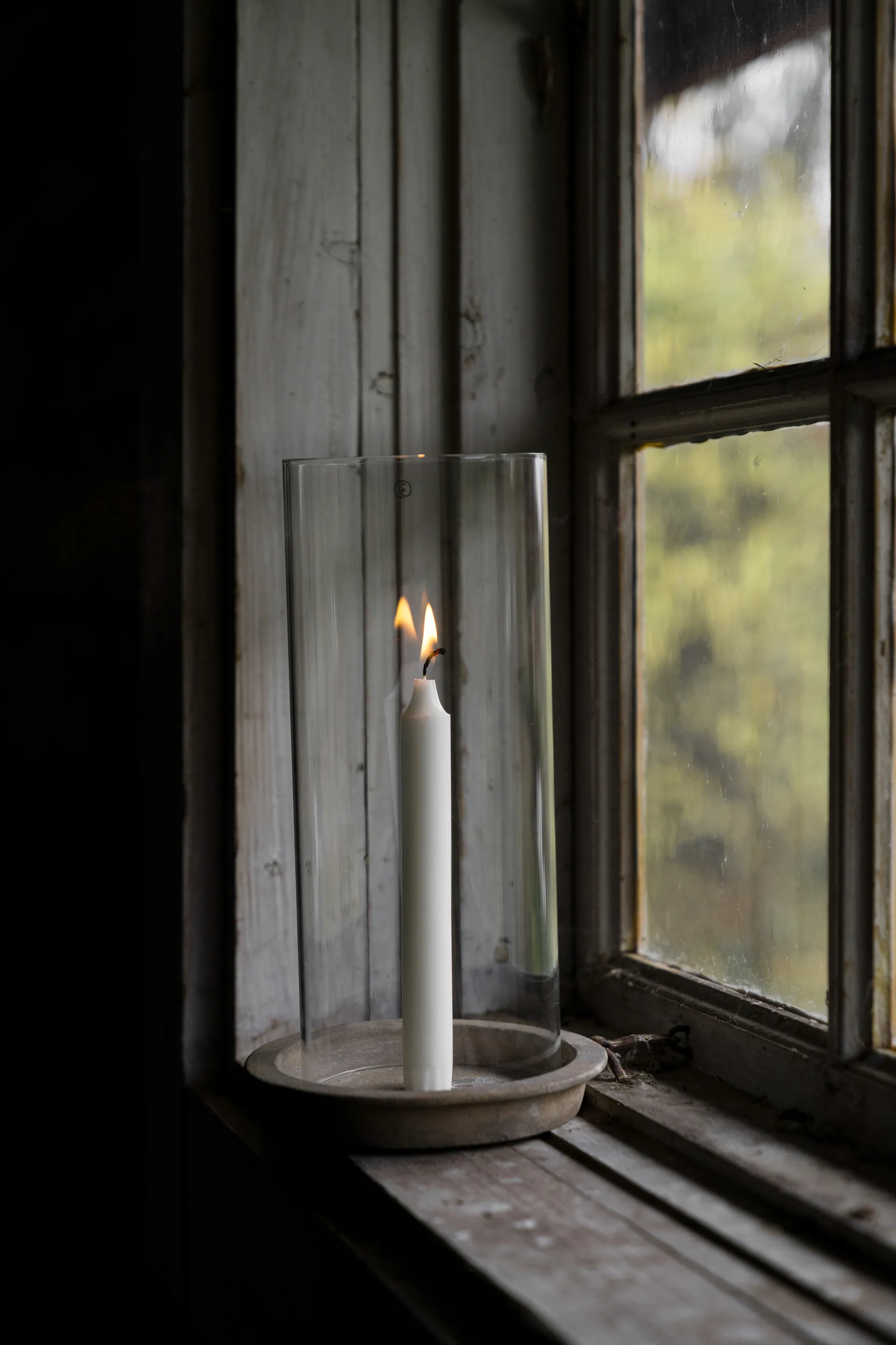 Ernst キャンドルトレイ & キャンドルホルダー ガラスシリンダー込み 30 cm, Terracotta ERNST | エルンスト