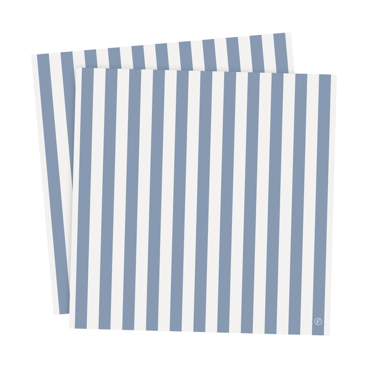 Ernst ナプキン ストライプ 33x33 cm 20枚 - Light blue-white - ERNST | エルンスト