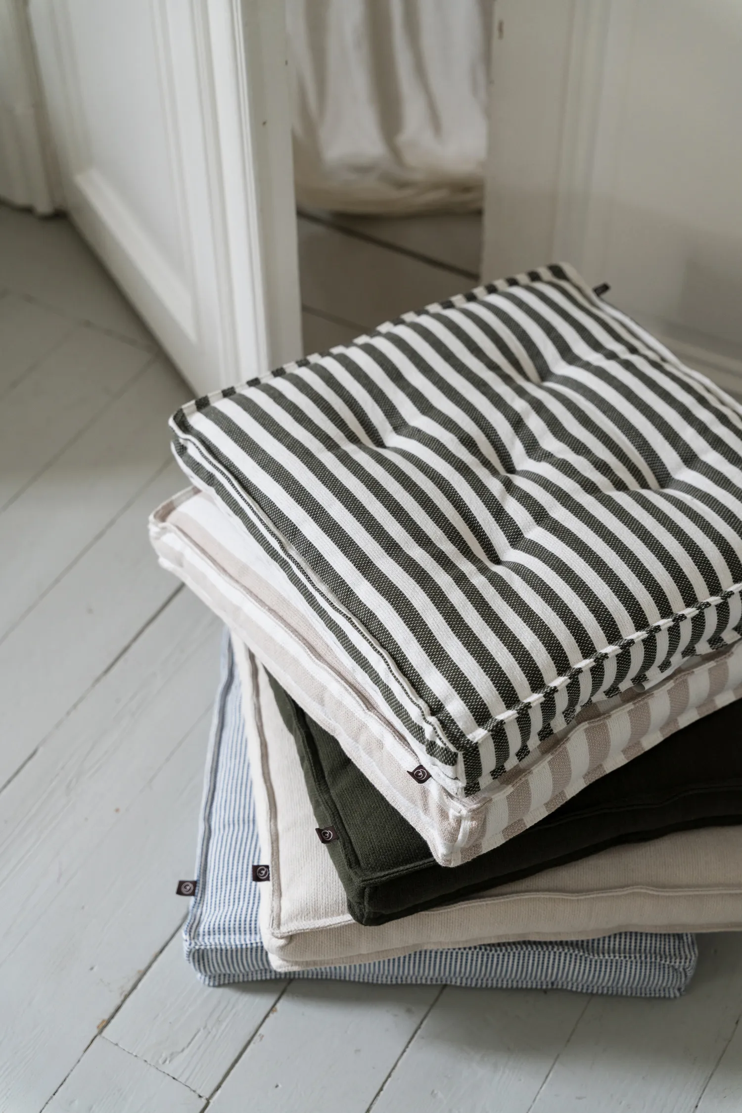 Ernst シートクッション 45x45 cm, Sage-white ERNST | エルンスト