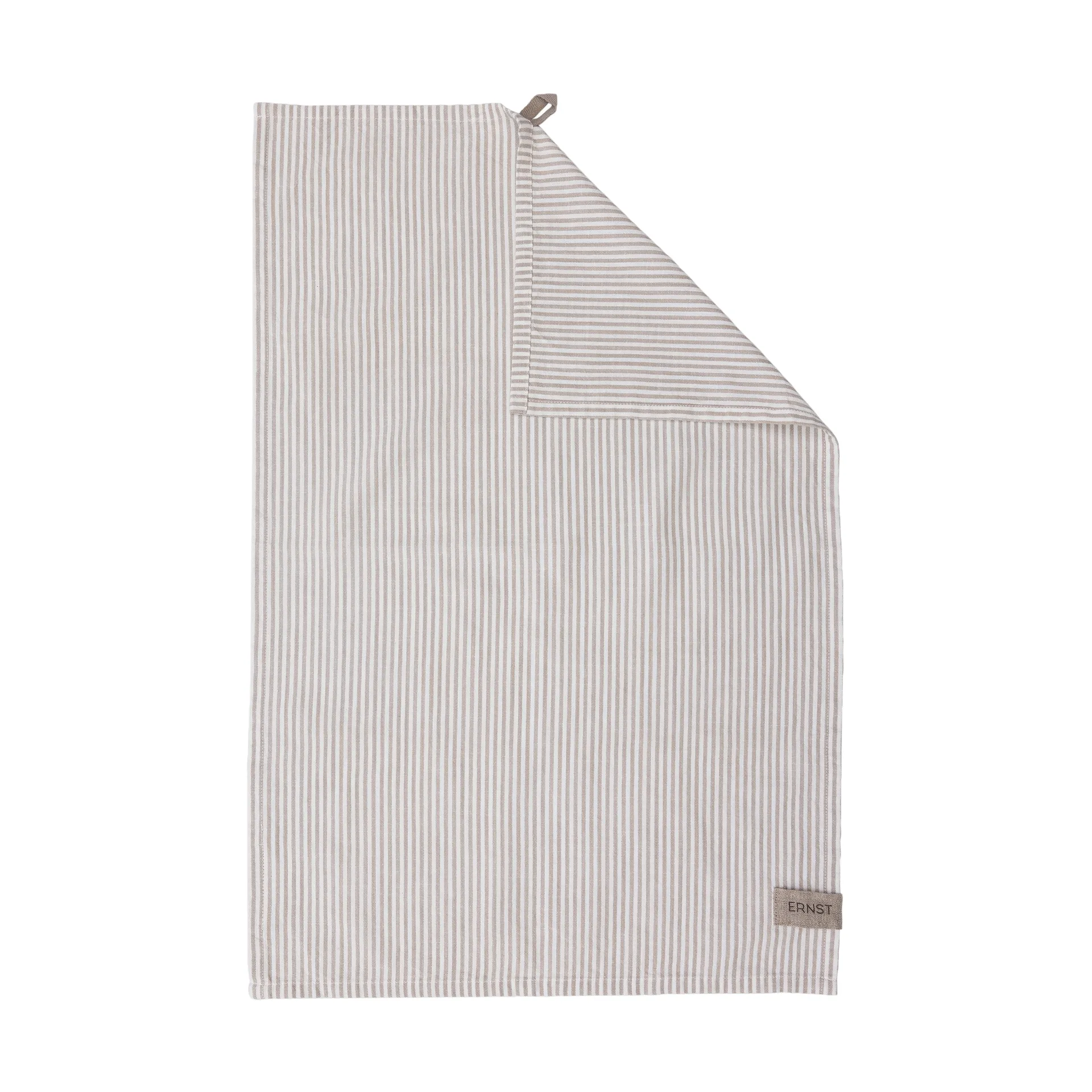 Ernst キッチンタオル ストライプ 47x70 cm, Beige-white stripe ERNST | エルンスト