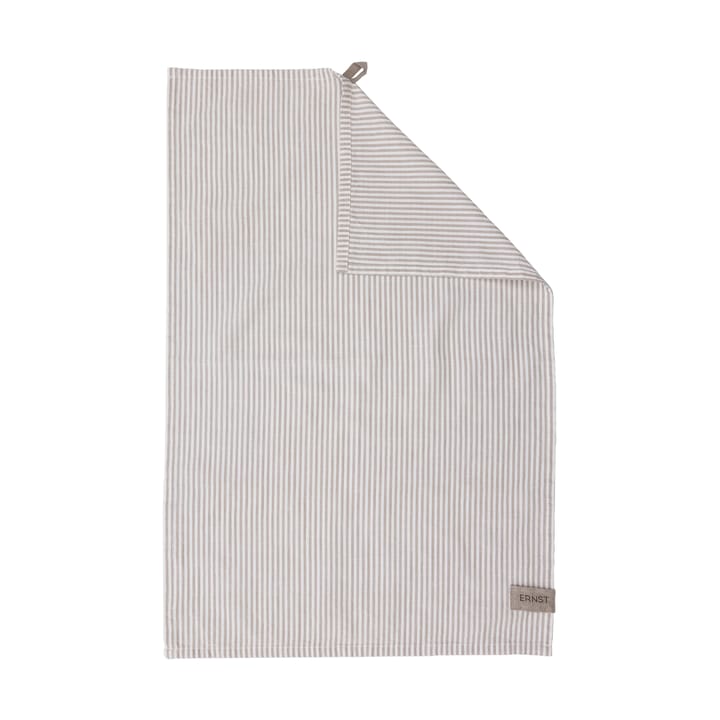 Ernst キッチンタオル ストライプ 47x70 cm - Beige-white stripe - ERNST | エルンスト