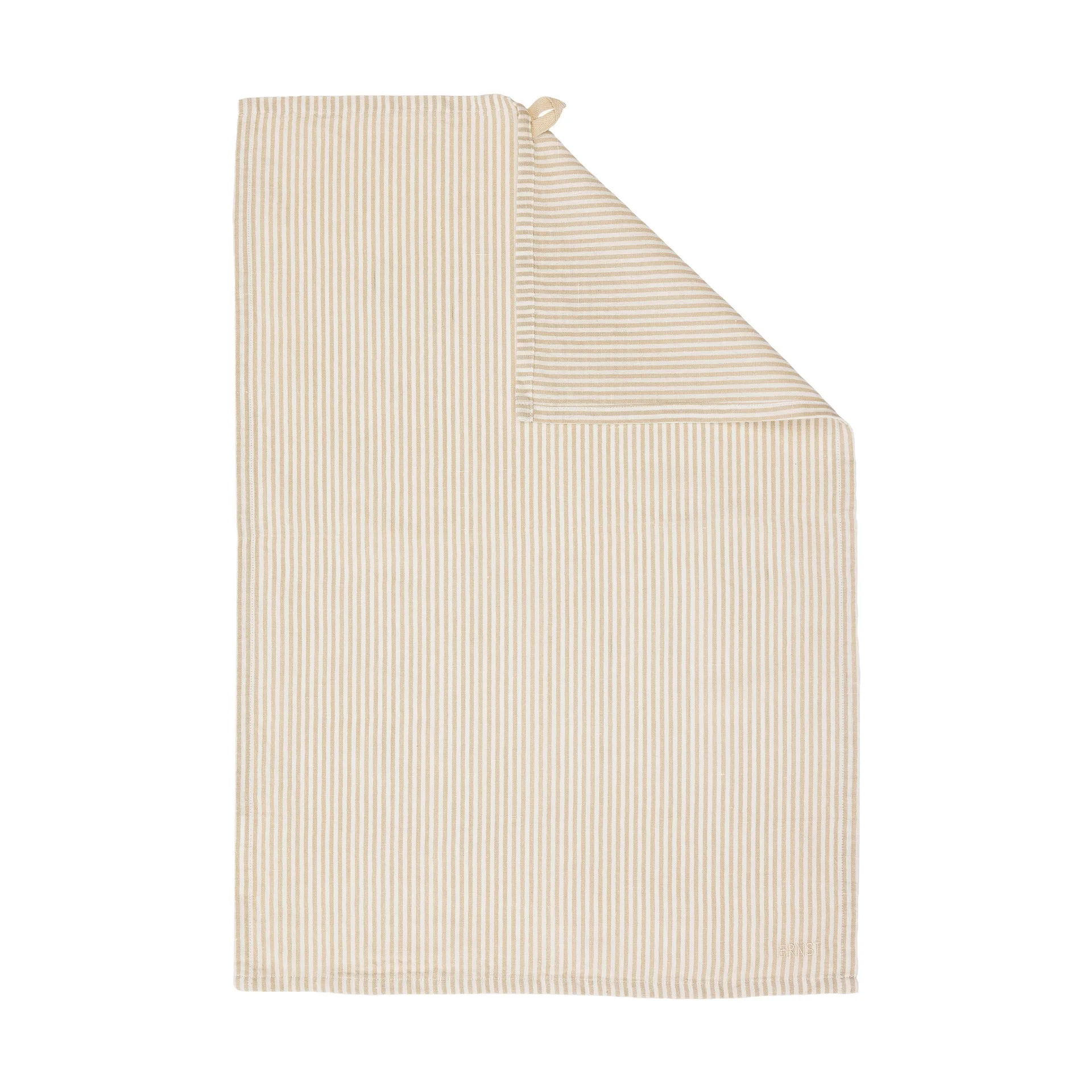 Ernst キッチンタオル ストライプ 47x70 cm, Beige-white ERNST | エルンスト