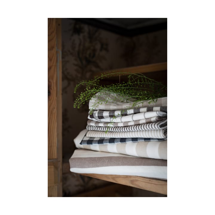 Ernst キッチンタオル ストライプ 47x70 cm, Beige-white ERNST | エルンスト