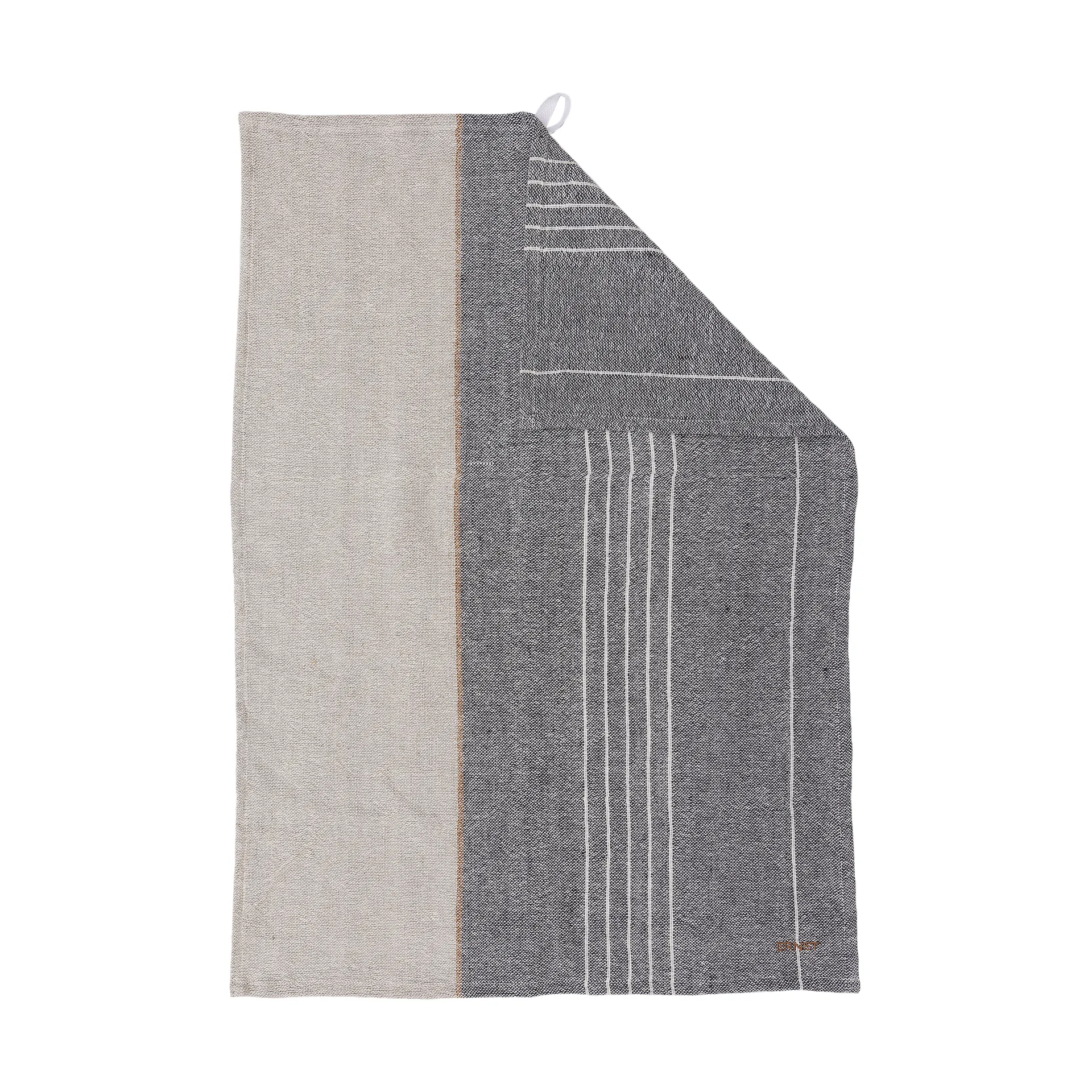Ernst キッチンタオル ハーフリネン 47x70 cm, Grey-natural ERNST | エルンスト