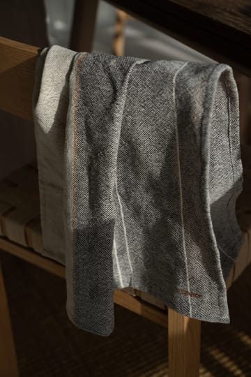 Ernst キッチンタオル ハーフリネン 47x70 cm - Grey-natural - ERNST | エルンスト