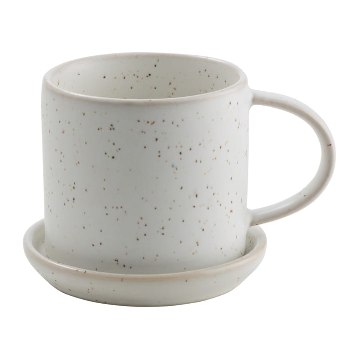 Ernst カップ ソーサー付き 7 cm - White-speckled - ERNST | エルンスト