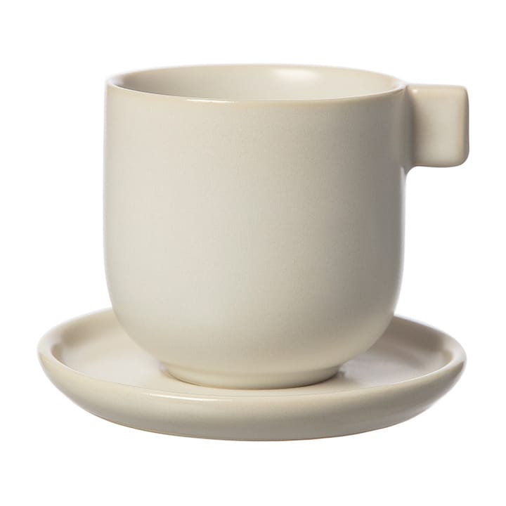 Ernst コーヒーカップ ソーサー付き 8.5 cm - White sand - ERNST | エルンスト