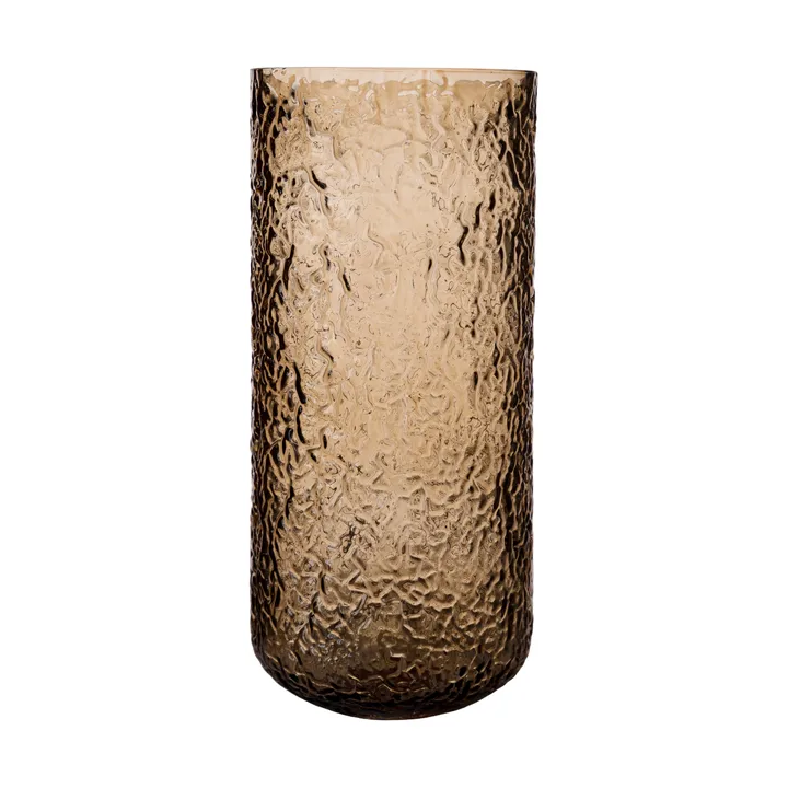Ernst パターン入り花瓶 / キャンドルホルダー - Amber, Ø11x25 cm - ERNST | エルンスト