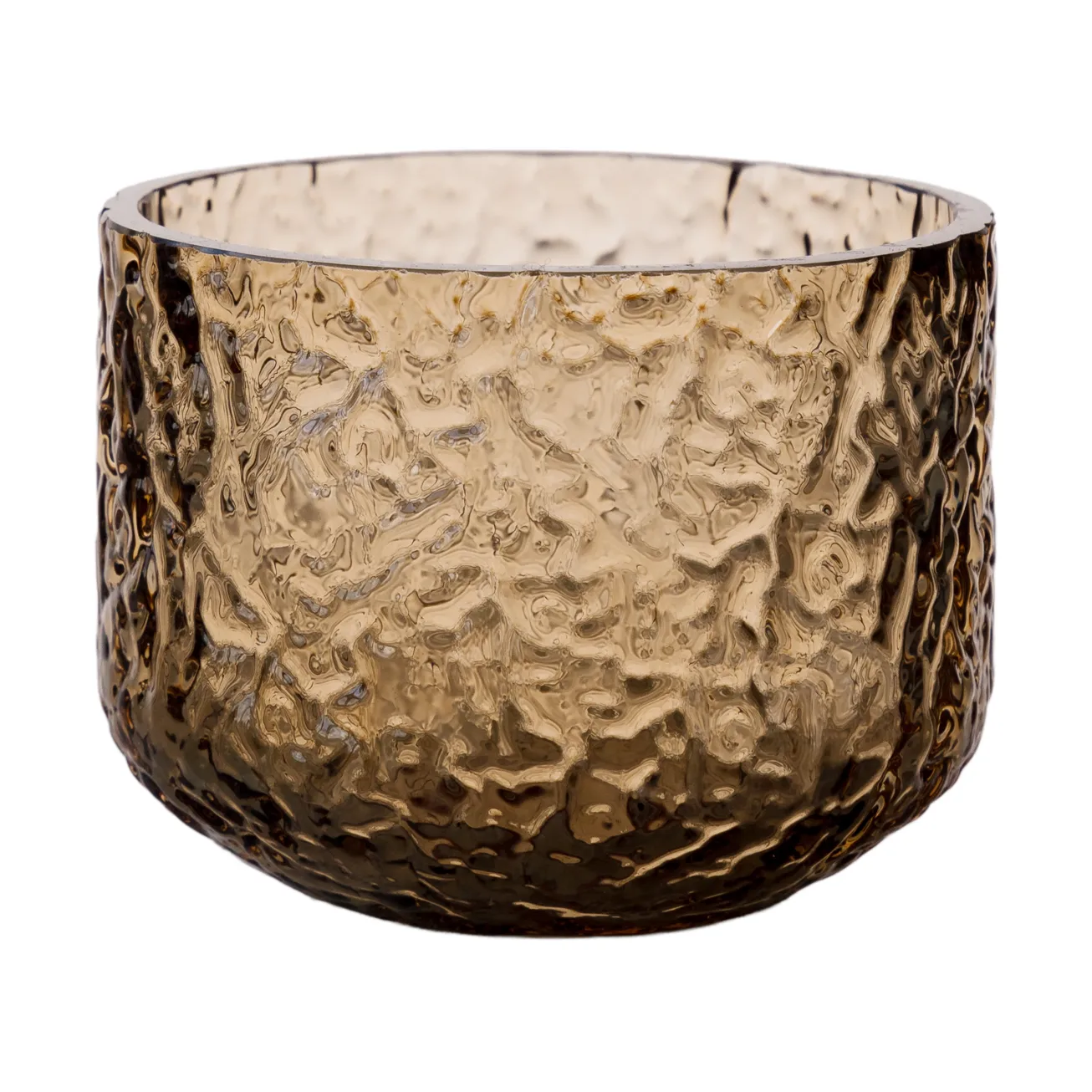 Ernst パターン入り花瓶 / キャンドルホルダー, Amber, Ø8x6 cm ERNST | エルンスト