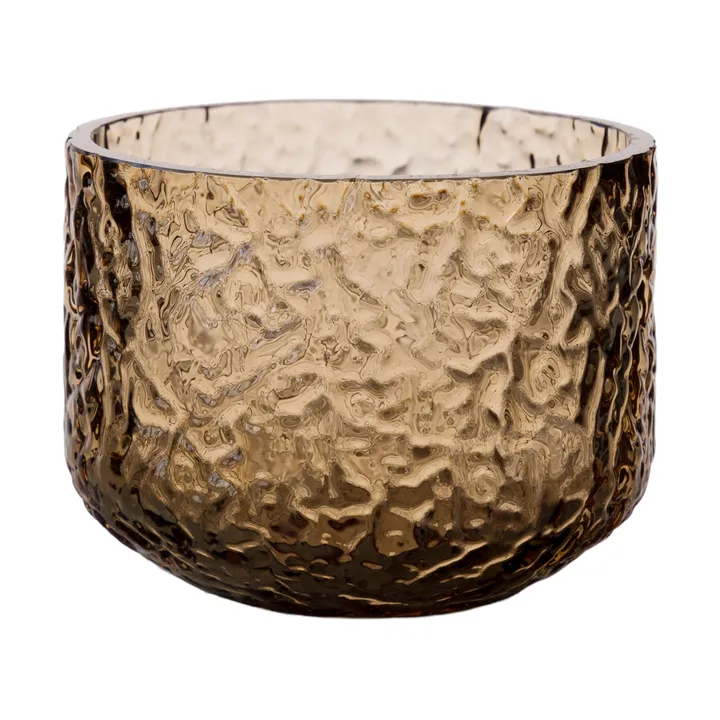 Ernst パターン入り花瓶 / キャンドルホルダー - Amber, Ø8x6 cm - ERNST | エルンスト