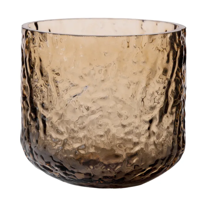 Ernst パターン入り花瓶 / キャンドルホルダー - Amber, Ø9x10 cm - ERNST | エルンスト