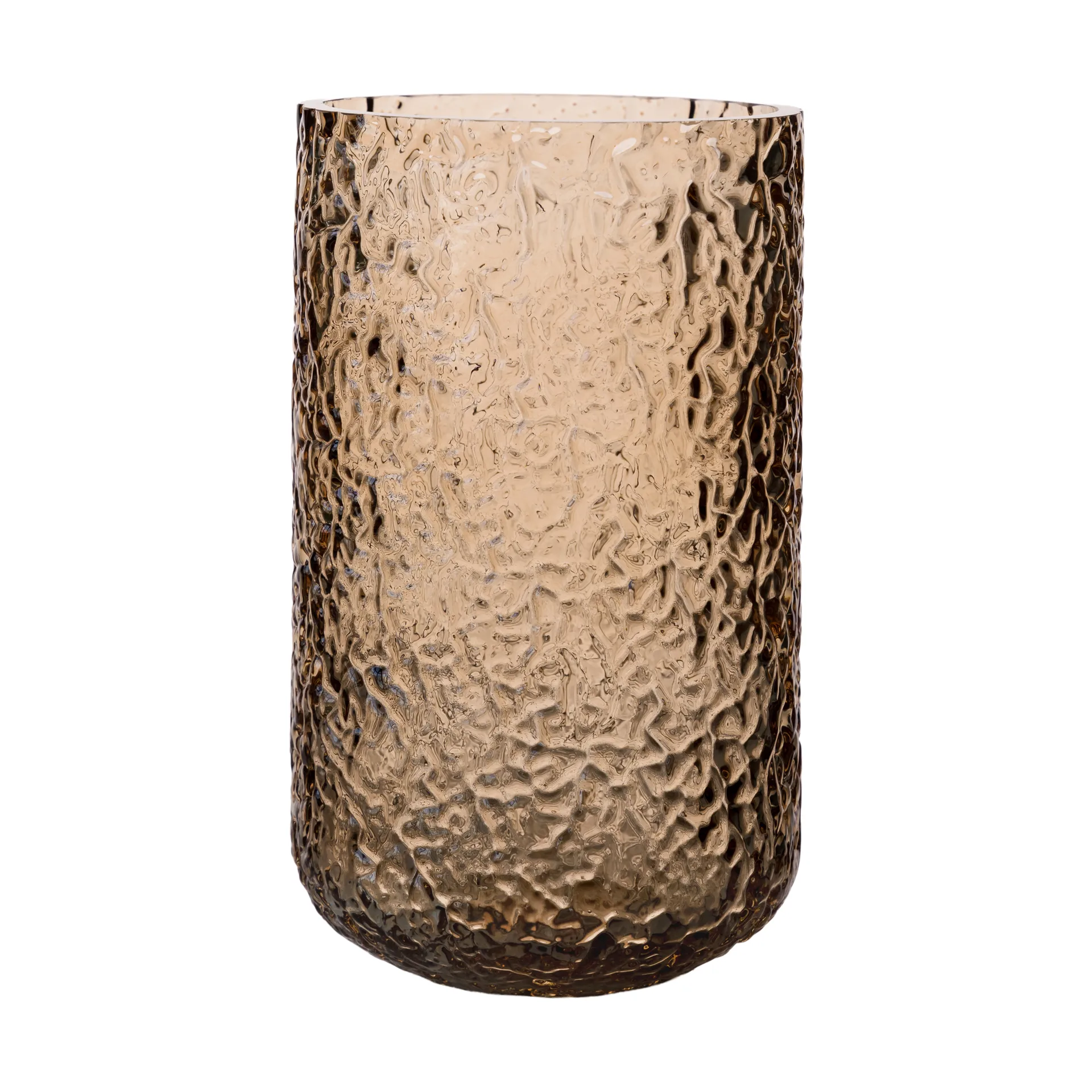 Ernst パターン入り花瓶 / キャンドルホルダー, Amber, Ø9x15 cm ERNST | エルンスト