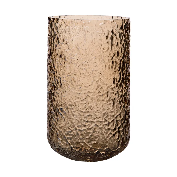 Ernst パターン入り花瓶 / キャンドルホルダー - Amber, Ø9x15 cm - ERNST | エルンスト