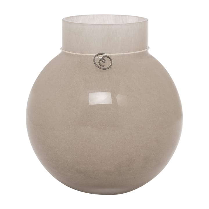Ernst ガラス 花瓶 ラウンド beige - H14 cm Ø13 cm - ERNST | エルンスト