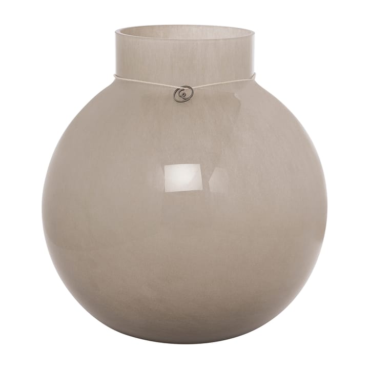 Ernst ガラス 花瓶 ラウンド beige - H22 cm Ø21 cm - ERNST | エルンスト