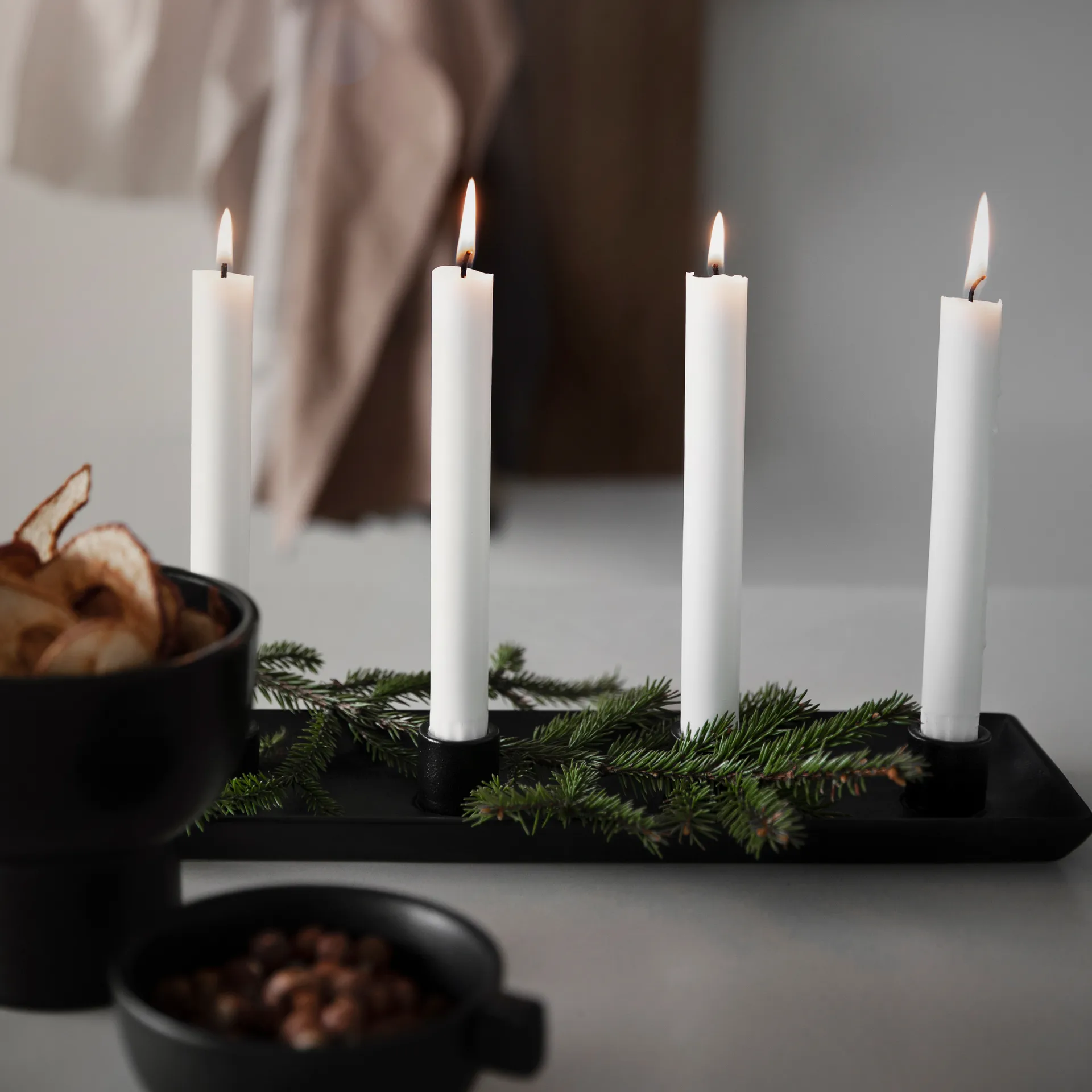 Ernst アドベント キャンドル 長方形, black ERNST | エルンスト