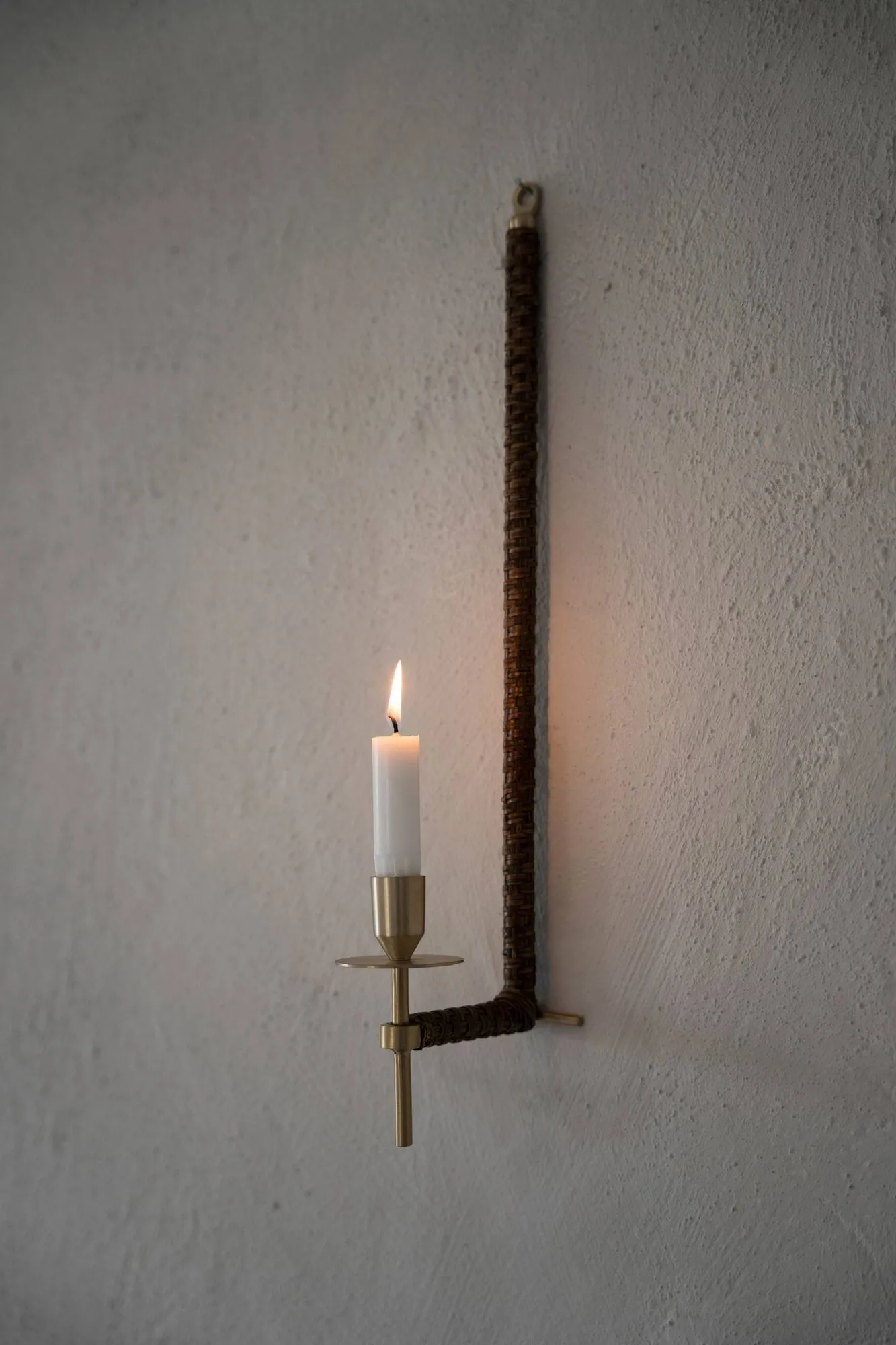 Ernst ウォールランプ ランタン風 編み込み, Brass, 47 cm ERNST | エルンスト