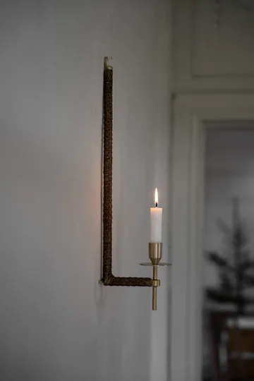 Ernst ウォールランプ ランタン風 編み込み - Brass, 47 cm - ERNST | エルンスト