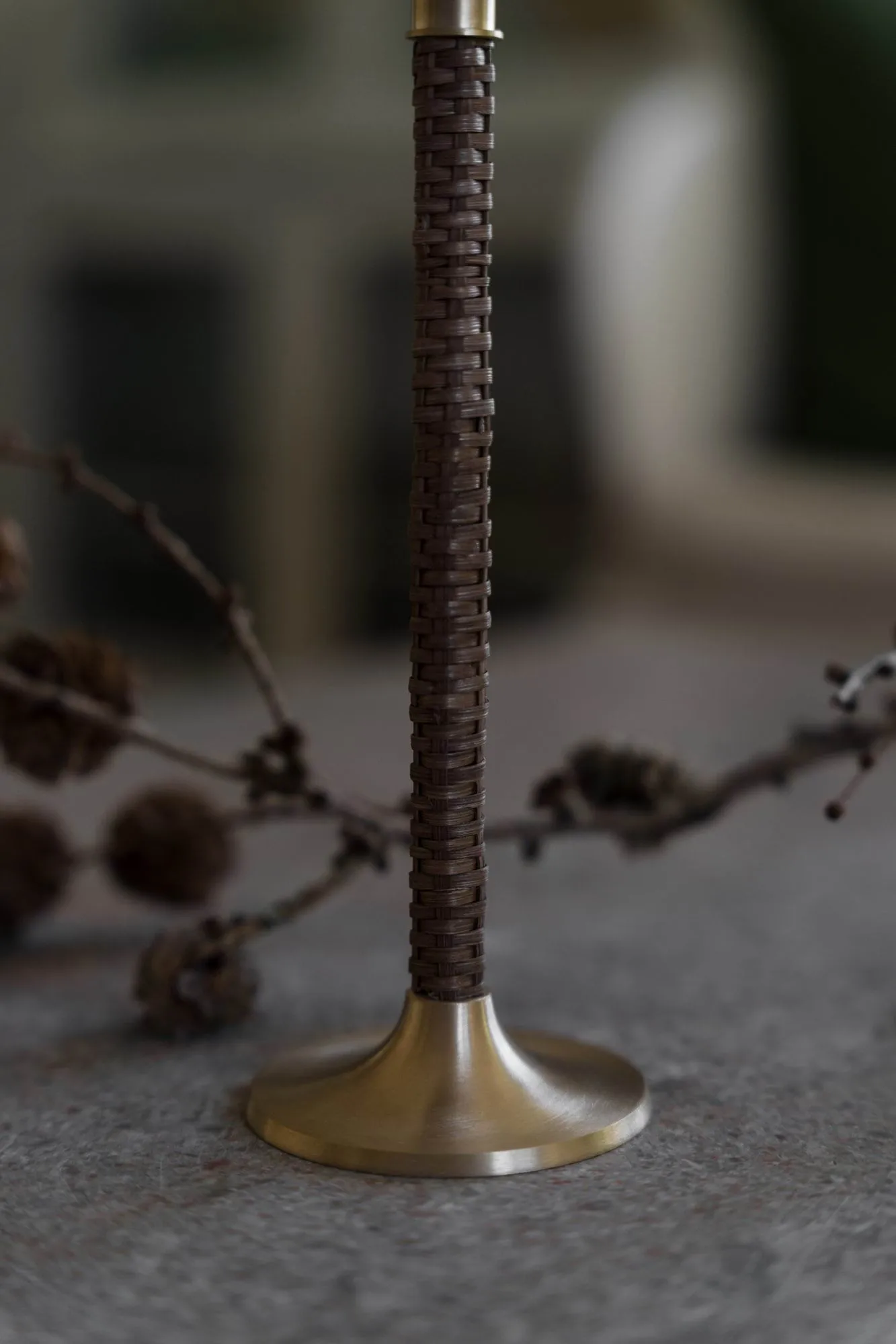 Ernst キャンドルホルダー, Brass, Ø8x30 cm ERNST | エルンスト