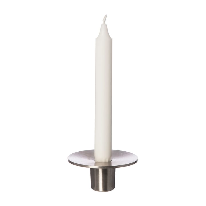 Ernst キャンドルホルダー brushed aluminum Ø9.2 cm - 4 cm - ERNST | エルンスト