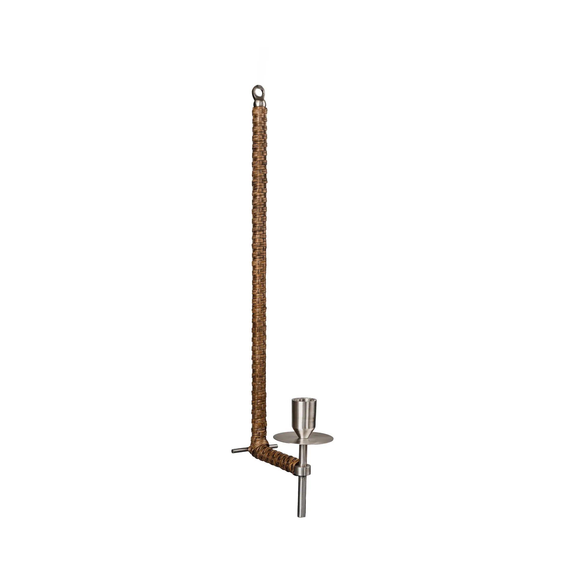 Ernst ウォールランプ ランタン風 編み込み, Brushed steel, 47 cm ERNST | エルンスト