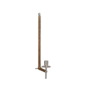 Ernst ウォールランプ ランタン風 編み込み - Brushed steel, 47 cm - ERNST | エルンスト