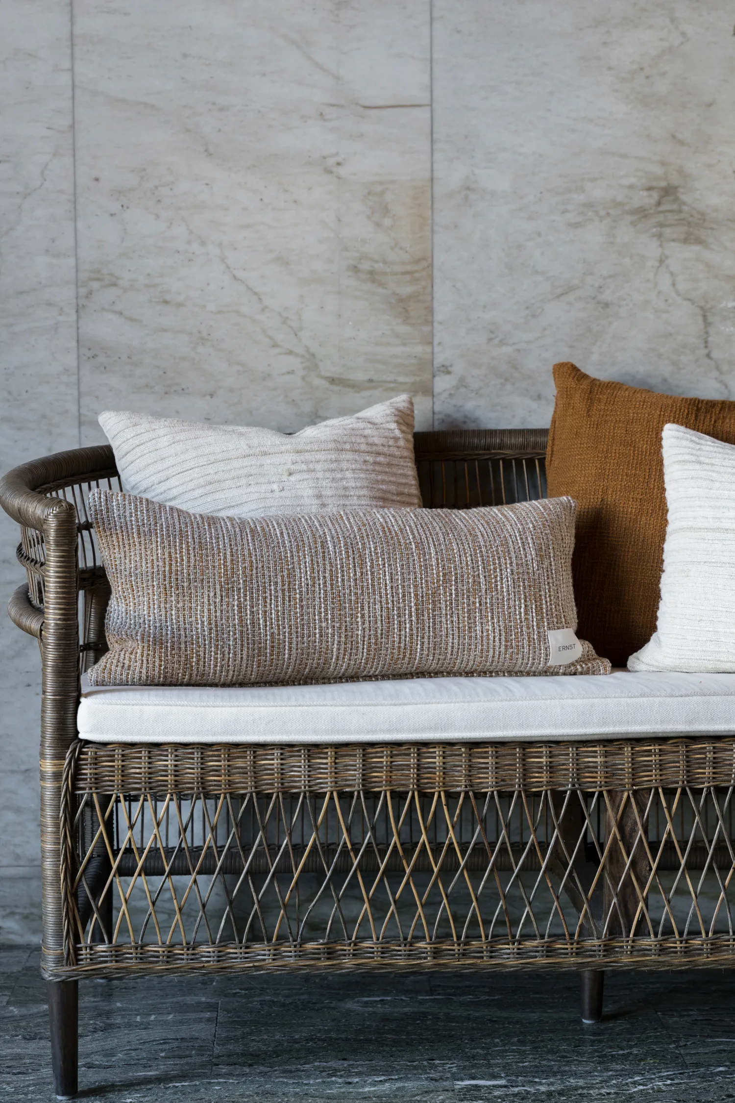 Ernst クッションカバー, Caramel-beige, 50x50 cm ERNST | エルンスト