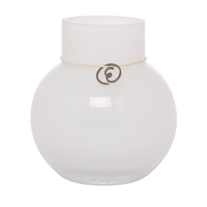 Ernst glass 花瓶 ラウンド white - H10 cm Ø9 cm - ERNST | エルンスト