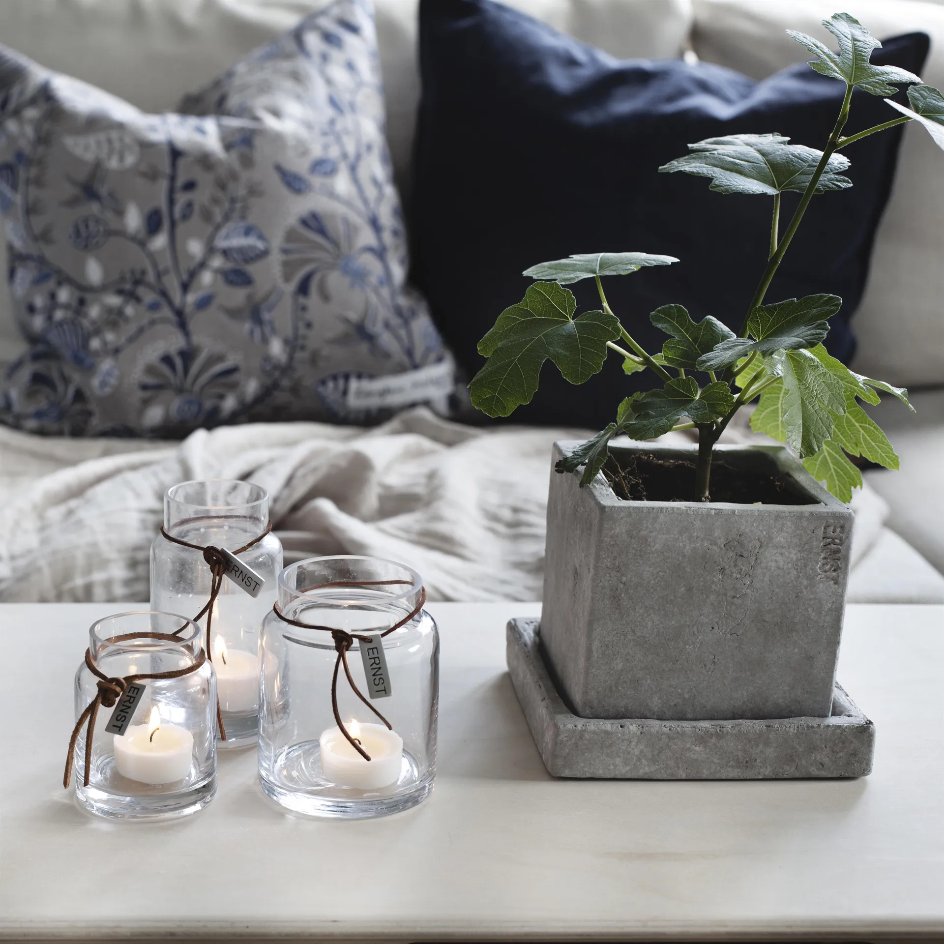 Ernst キャンドル ホルダー H12cm Ø5cm, clear ERNST | エルンスト