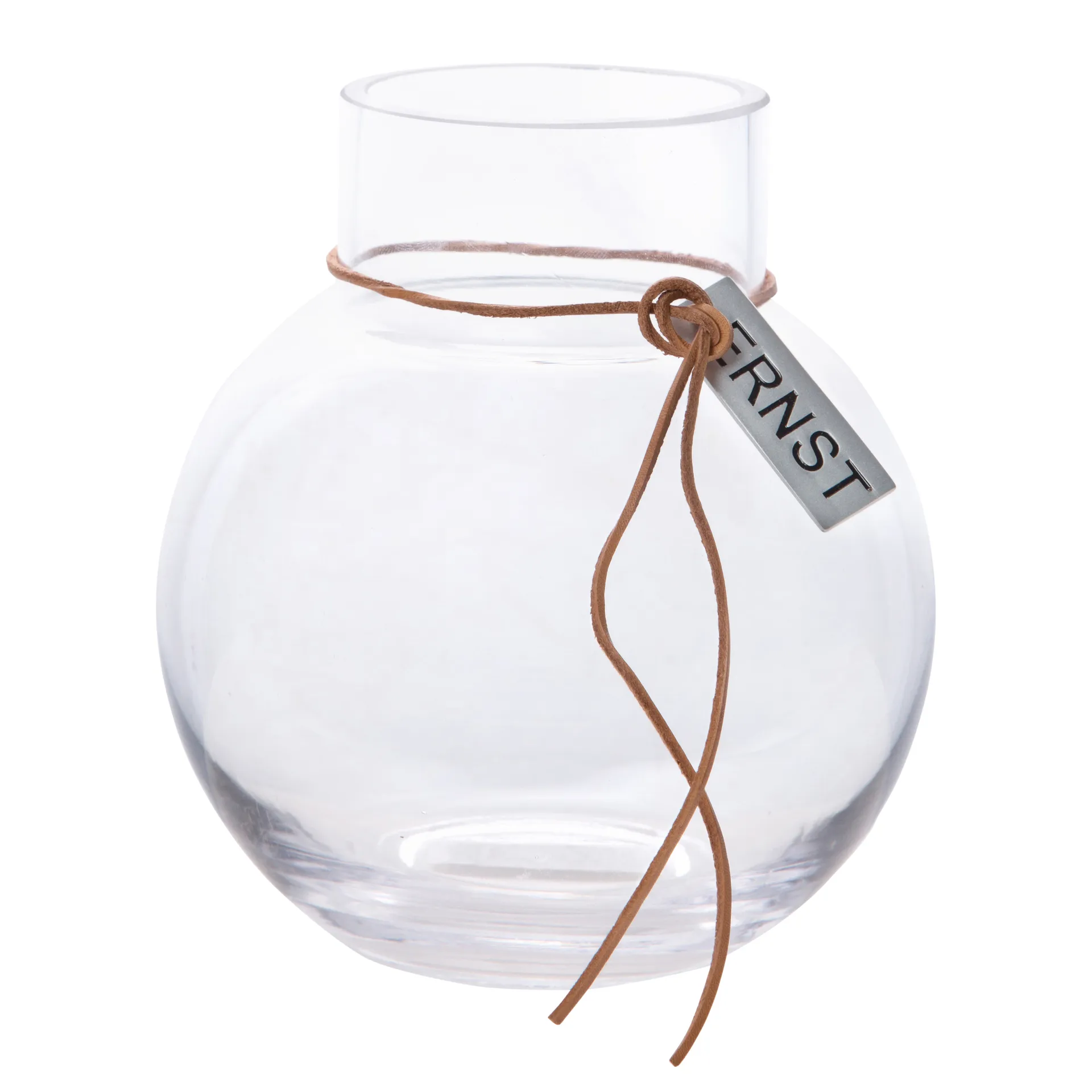 Ernst ガラス花瓶 H14cm Ø13cm, clear ERNST | エルンスト