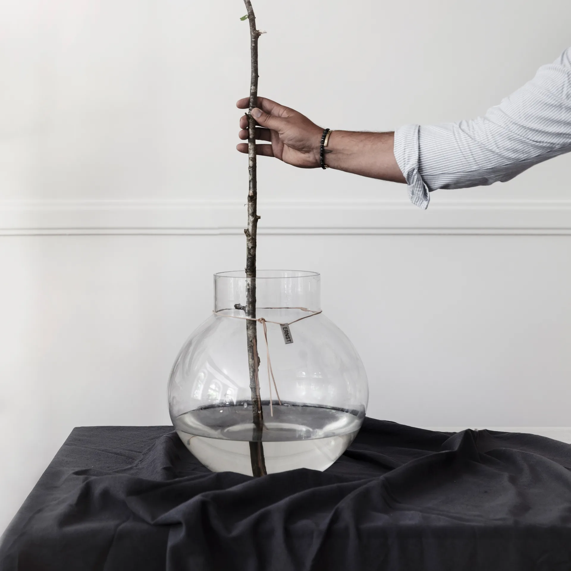 Ernst ガラス花瓶 H29 cm Ø30 cm, clear ERNST | エルンスト