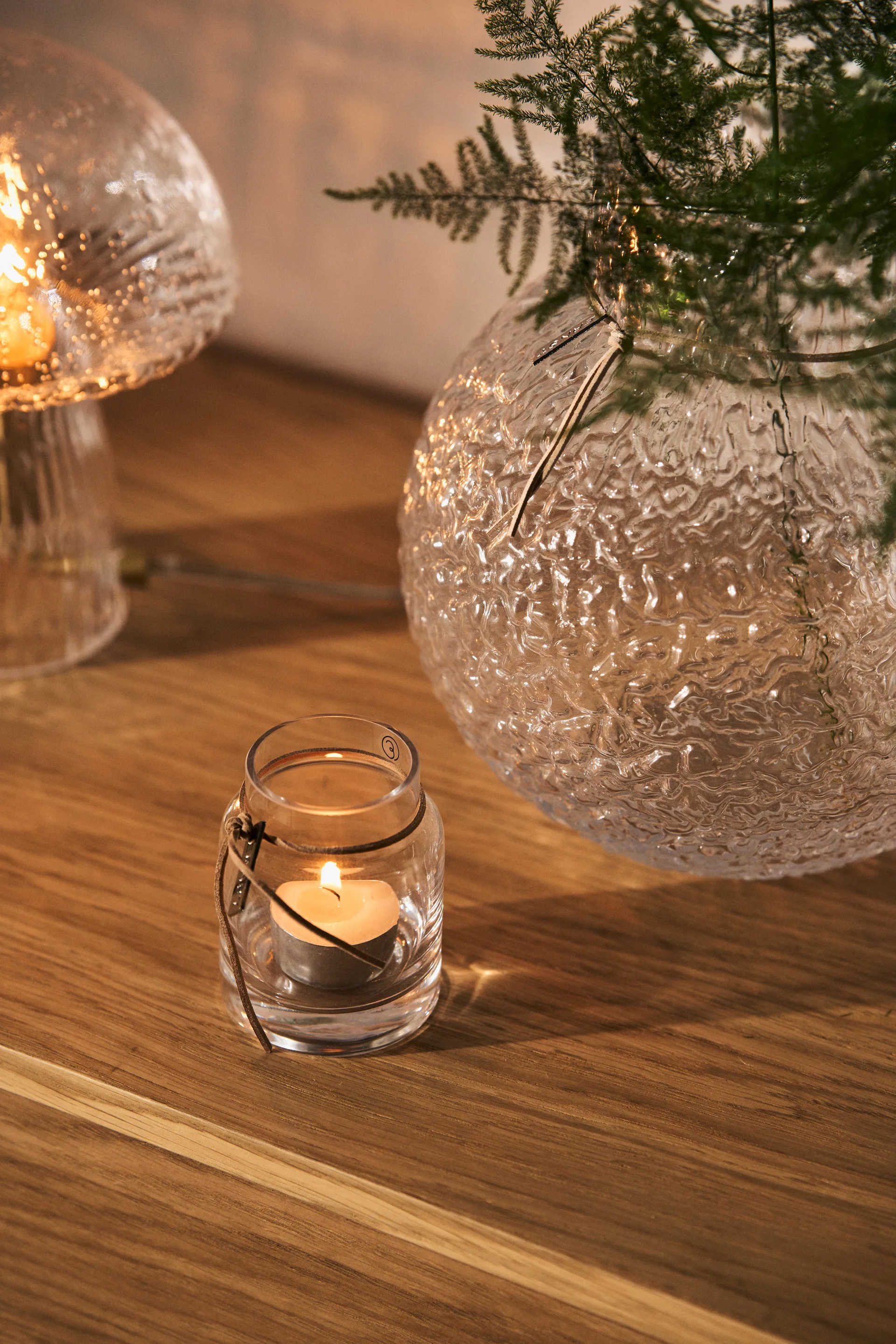 Ernst キャンドル ホルダー H8cm Ø5cm, clear ERNST | エルンスト