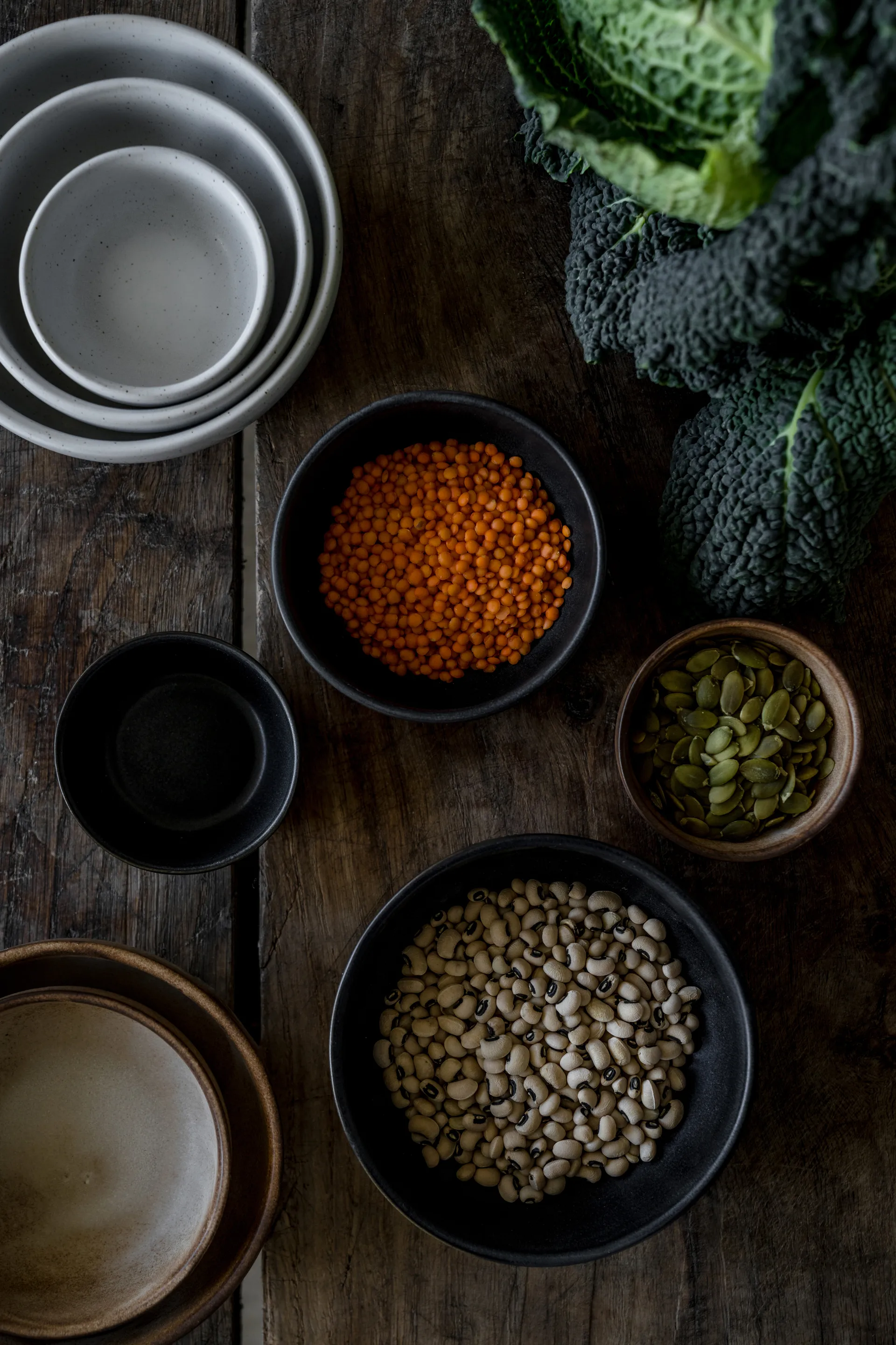 Ernst ボウル, Matte black-natural base, Ø11 cm ERNST | エルンスト