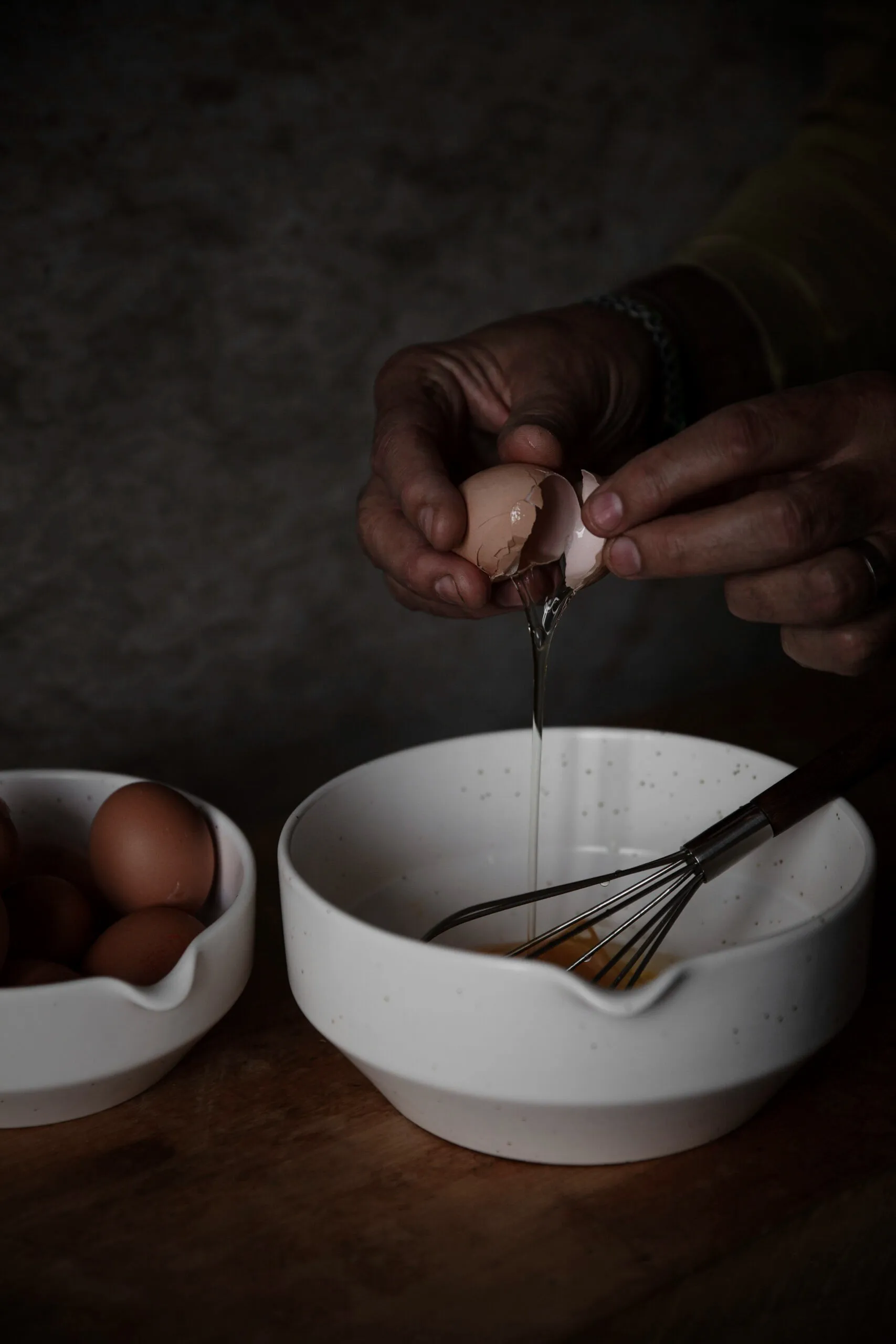 Ernst ボウル natural white, H11 cm Ø23 cm ERNST | エルンスト