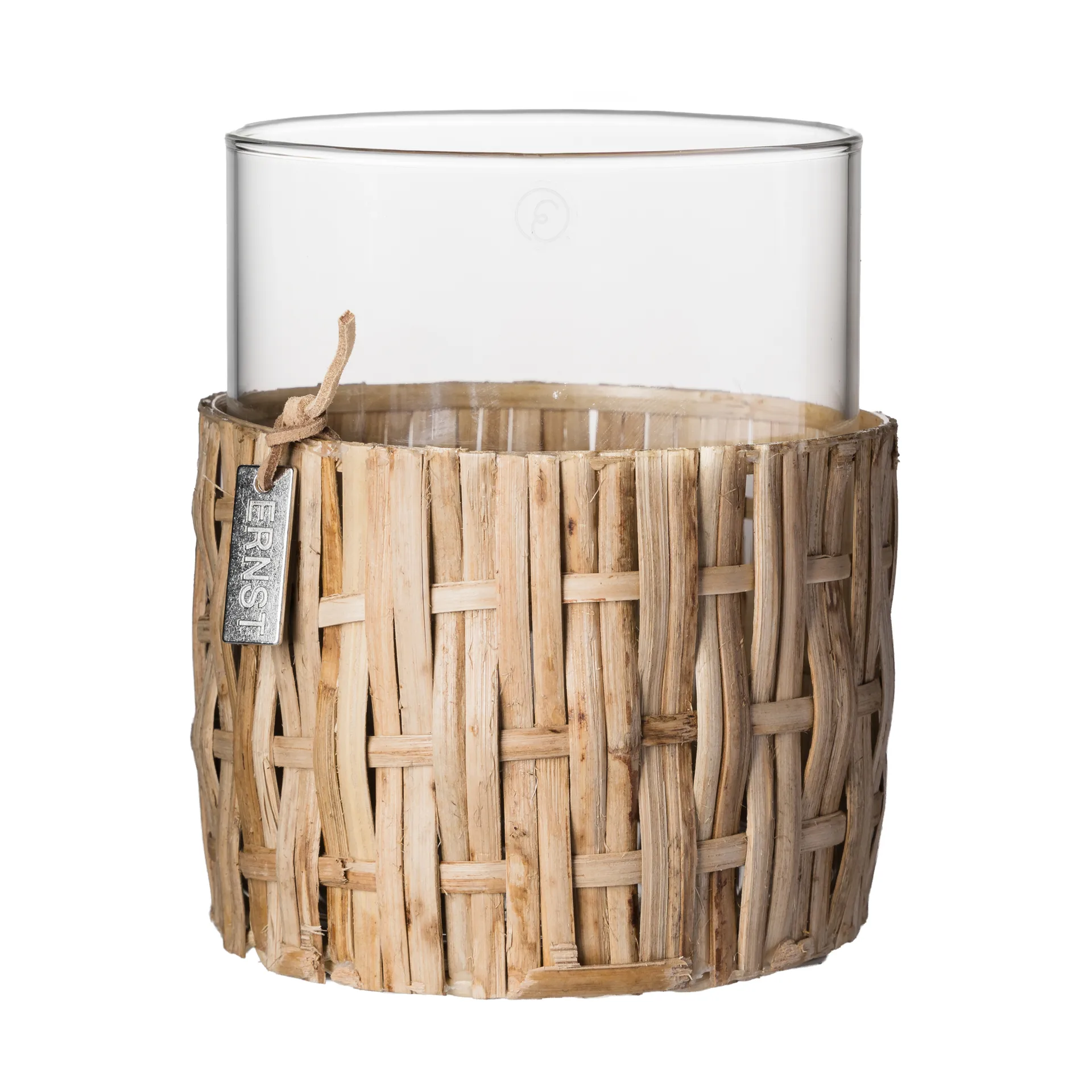 Ernst ベース／ティーライトホルダー バスケット入り, Nature, Ø10x12 cm ERNST | エルンスト