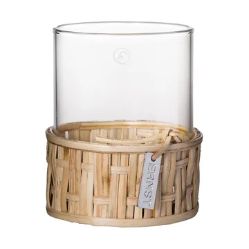 Ernst ベース／ティーライトホルダー バスケット入り - Nature, Ø7x8.5 cm - ERNST | エルンスト