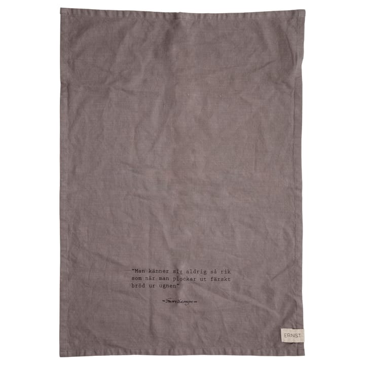 Ernst キッチンタオル quote Bröd, grey ERNST | エルンスト