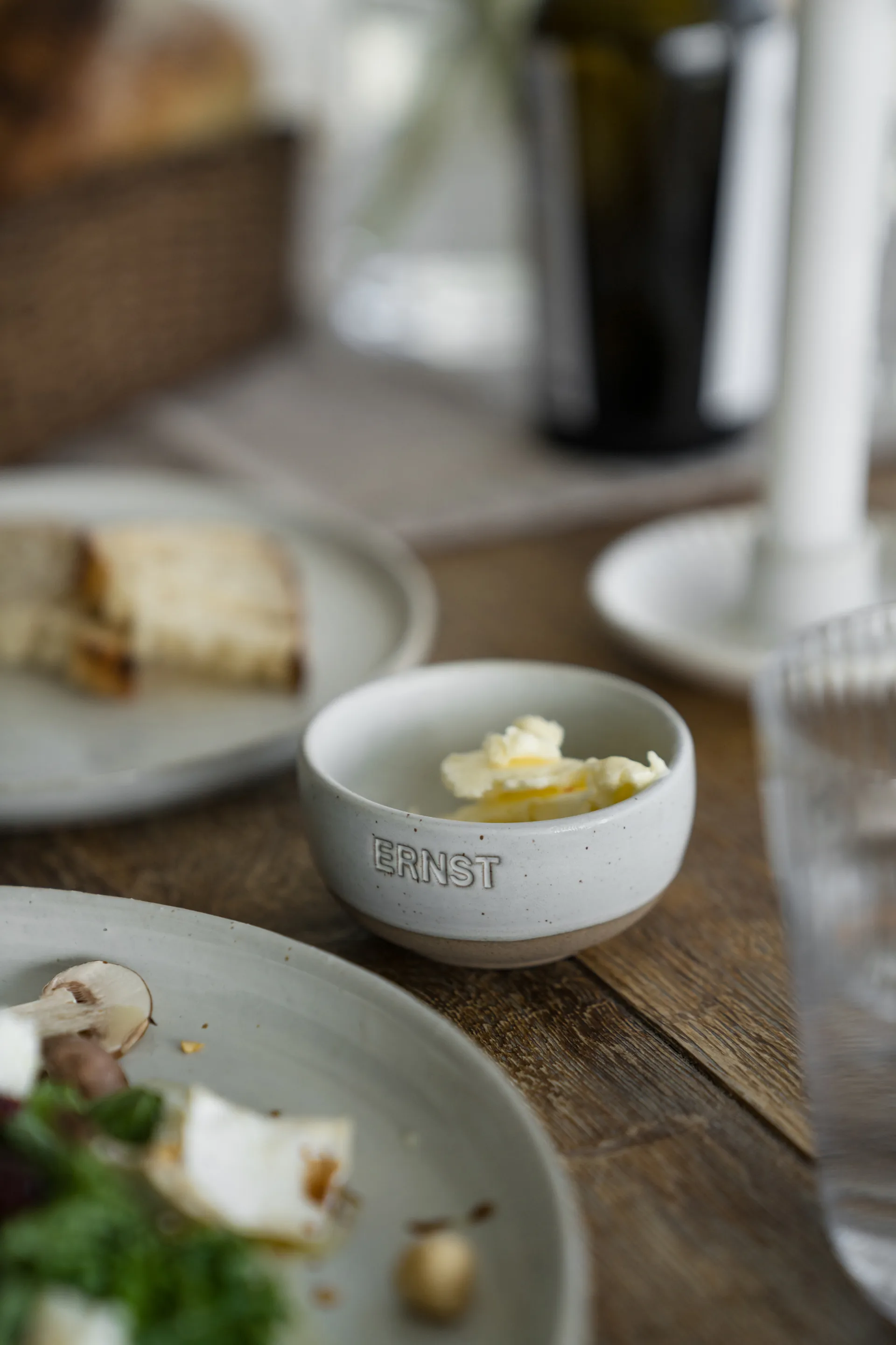 Ernst ボウル, White-natural base, Ø8 cm ERNST | エルンスト